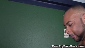 Tattooed bear blowjob bbc before condomless