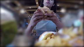 shayenne samara - apronta no burger king - binho ted
