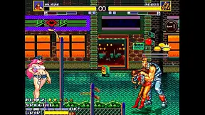 Cute lady in sex in Streets of ryona new hentai game