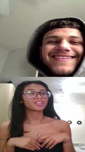 Hot onlyfan enjoys cock cum show