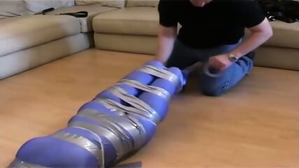 Zentai Suit Duct Tape Job [full]