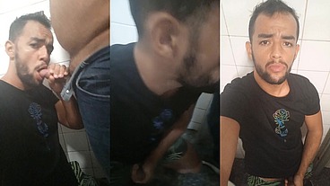 TOMEI LEITE DE UM URSO MACHO NO BANHEIRO DO SUPERMERCADO