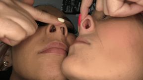 Sensual Nose Worship Fun With Jen Capone & Kitty Quinn - FULL (SD 720p WMV)