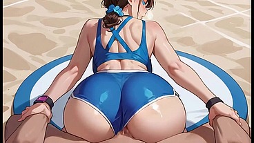 Hornyvanstevie AI - Beach Volleyball Anime