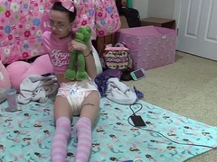 Samara: Wets While Snacking, Watching Cartoons