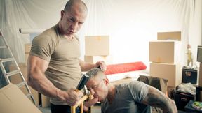 Horny Movers Take Turns Drilling Each Other's Holes