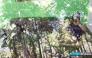 Hot curvy wife aninha enjoys double penetration by two bbc