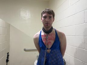 Sissy toilet cleanup