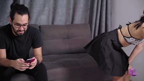 i got caught cheating on my boyfriend with his best friend and he loved it. cindy luna petite-axl rey-william vega