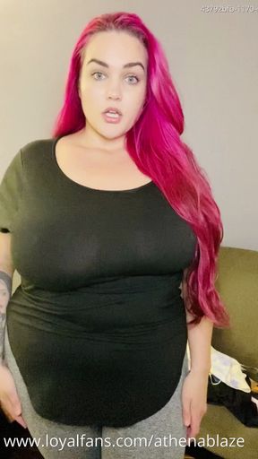 Annoyed Trying On Shirts & Bouncing