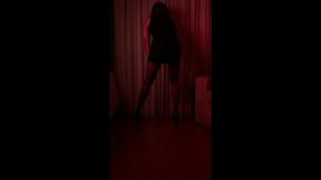 Trying to dance in heels