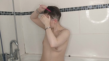 Learning to trim my own hair