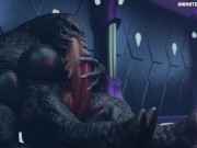 Sangheili Elite Muscle Hyper Growth Animation