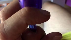 Dildo en polla