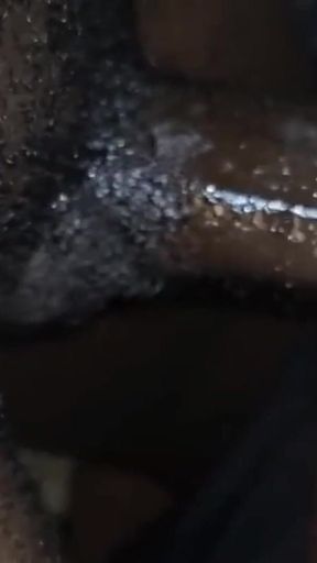 Black Guy Strokes BBC and Cums Hard While Talking Dirty