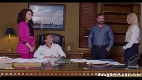 Boss Wants to Fuck His Employee'_s Stepdaughter by Offering Him a Hike