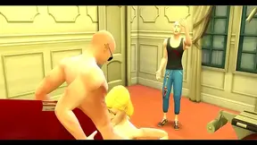 Roshi Tempts Android 18 with Forbidden Power Boost in Hot Dragon Ball Tryst