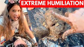 BURIED IN SPIT & CHEWED FOOD - Disgusting Punishment for a Beta Loser - Femdom Goddess Toilet Slave Mummification Humiliation