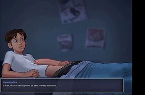 Stepmom's Wild Night: The Sexiest Gameplay from Summertime Saga