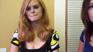 Jamie Litton biting her lip and sucking nasty cock