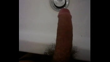 Hairy verbal Twink takes on the sink