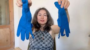cum on her gloves mov