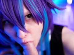 Cosplay nympho enjoys cock sucking and pussy pounding action