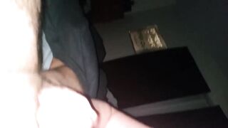 blowjob from a dancer and cumming on her asshole