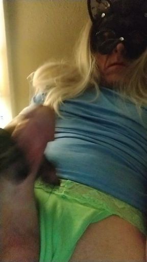 Stroking sissy