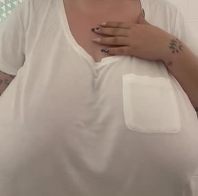 My massive N cup tits and I need to take part in a wet t-shirt contest