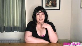 Headmistresses JOI Punishment - BBW Nimue Allen femdomme school jerk off instruction - wmv