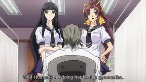 Athletic Beauties Collide in Sweaty Gymnastics Hentai Fantasy Fling