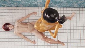 Femboy Fucked in the Shower