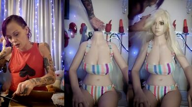 MommyMisfit unboxing M3gan 2.9 sexdoll head