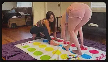 Sizzling Twister Showdown: Blonde vs. Brunette Trending video