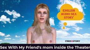 english audio sex story - sex with my friend s mom inside the theater