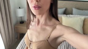 Lustful Brunette with Creamy Pussy Squirts From Vibrators