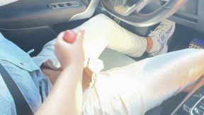 City Tour gone Wild – Risky Public Handjob, Blowjob and Doggy - Almost caught!