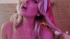 Serving Goddess Brandon is Christmas