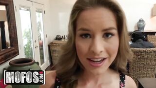 MOFOS - Adorable dark hair Lilly Ford cheats on her ebony BF with his roomate