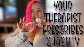 Doctor Prescribes Chastity - Nimue Allen, bbw, femdom, locktober, chastity cage, wmv