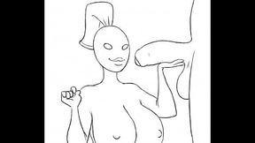 Balloon Girl Blowjob (Kostos)