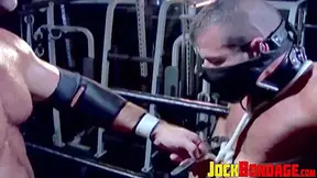 Wild Wrestler Dominated During Bdsm Session