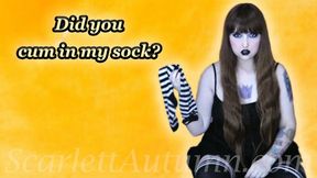 Did you cum in my sock? - WMV SD 480p