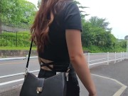 清楚系ギャルとデート終わりに中出しセックス！背面騎乗位で感じまくり♡　素人カップル/個人撮影/中出しセックス/騎乗位/お尻