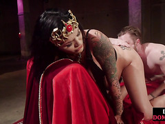 Bossy femdom mistress loves queening
