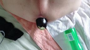 I had to shove the overgine up my ass