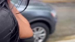 Latina babe Mariana Martix gives a deepthroat blowjob after a romantic date