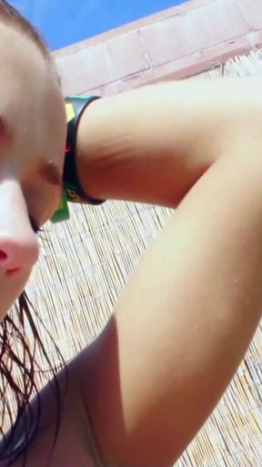 Licking the Step Sister Friend Under the Sun