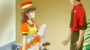 Burger Joint Manager Takes Naughty Intern Behind Counter for Steamy Encounter